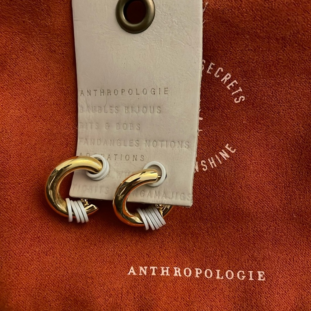 NWT 14k Earrings Anthropologie - Picture 2 of 3